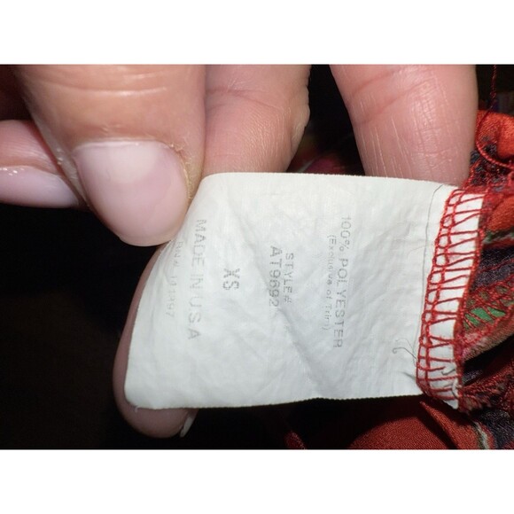 ASTR XS Aztec Multicolor Crop Top Sleeveless Back Zip Boho Festival Tank USA - Picture 7 of 9